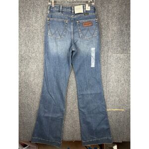 Wrangler Retro Trouser Boot Jeans Womens 28x36 Blue High Rise Bootcut Stretch